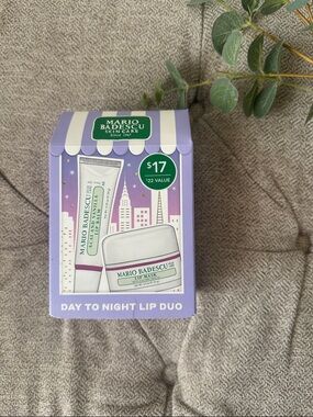 Mario Badescu Day to Night Lip Duo – Lavender and White Packaging